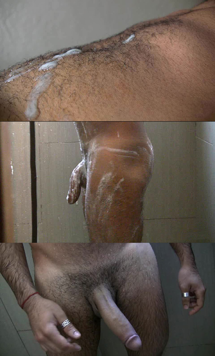 uomotv zamir hairy brazilian uncut cock shower solo jack off (1)