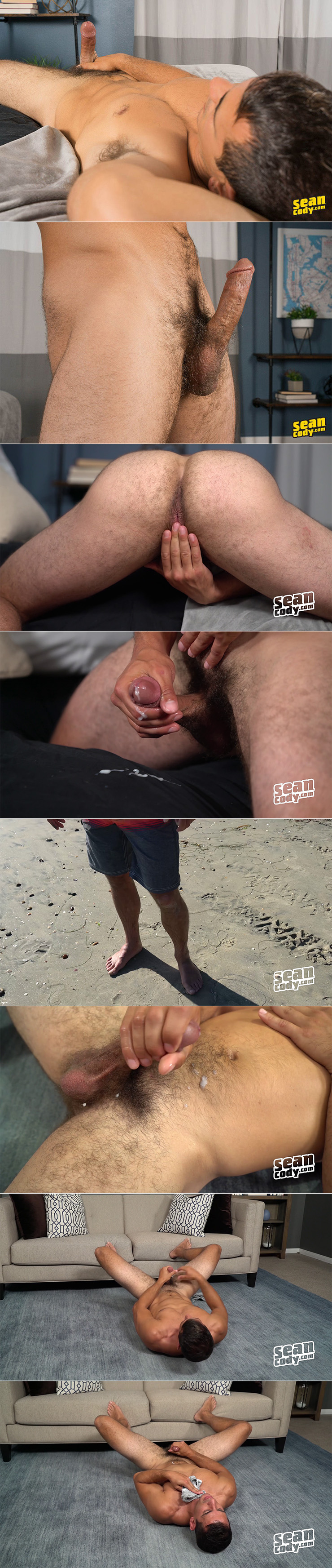 Sean Cody Lachlan Solo Masturbation Scene Bisexual Hunk Closeup Male Feet Hairy Ass bonus